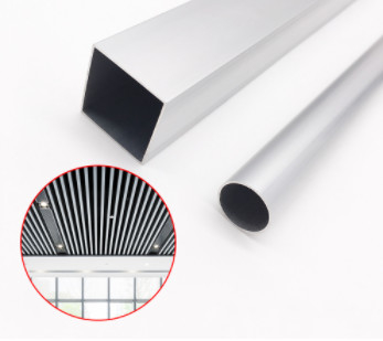 6A02 Aluminum Rectangle Tube 0.5mm Wall Thickness
